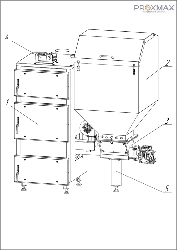 Автоматический котел PROXMAX 32 KW 471L / 32 кВт